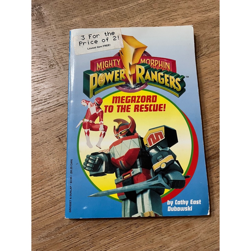 Mighty Morphin Power Rangers Megazord To The Rescue Book 1994‎